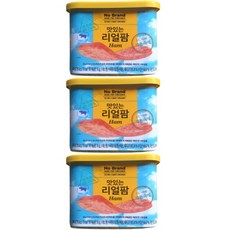 노브랜드 맛있는 리얼팜 340g 10캔 낱개 리얼팜 저온숙성 순돈육