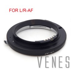 L/R AF 매크로 af 용 venes 소니 알파/미놀타 ma 마운트 어댑터에 leica r 렌즈 확인 d3200 d5600 d3400 d500 d7200 d810a d5500, 1개, 단일
