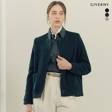 지베르니 23FW 울 블렌디드 트위드 자켓