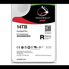 IronWolf Pro 내부 7200RPM 256M 3. 5인치 HDD 14TB ST14000NE0008 - hdd14tb