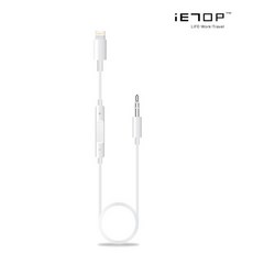 ETOP 애플 아이폰 8핀 3.5MM AUX 오디오케이블, 1개