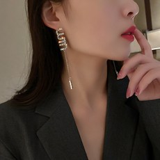 티아리스이니셜롱귀걸이