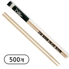  올릭 고급 일회용 대나무 젓가락 1개 500개입 