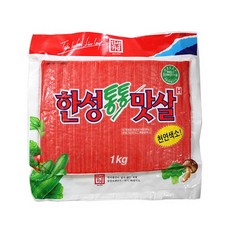 한성통통맛살H(1kg) 10개 크래미/꽃맛살/게살/크라비아/킹크랩/어묵/연어/새우/핫바/소시지, 단일 수량