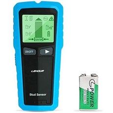 LEHOUR 스터드 파인더 월 스캐너 5 in 1 다기능 전자 스터드 센서(디지털 LCD 디스플레이 사운드 경고, 상세 설명 참조0