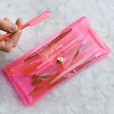 [바보사랑] Shine Pencil Clutch, color:smockygrey