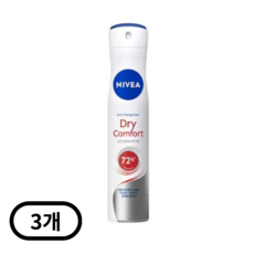니베아 데오드란트 스프레이형 200ml 드라이콤포트, 600ml, 1개