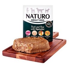 내추로 영국산 습식사료.그레인프리 연어감자400g, 400g, 오리고기 현미채소