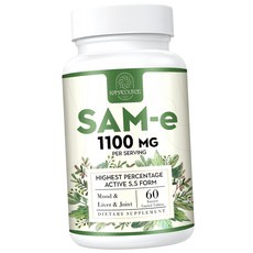 Kanacoufce SAMe 메티오닌 1100mg, 60정, 3개, 60정