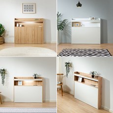 LED조명 선반 침대헤드보드A 슈퍼싱글 SS, 화이트