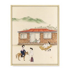 기타 팅자팅자 함보경 작가, 원목／202x254mm