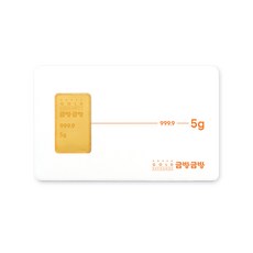 [KT알파쇼핑]한국금거래소 금방금방 골드바 5g