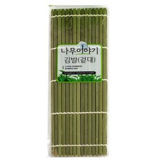 나무이야기 김발 겉대 1P 대나무 김밥말이 김밥발 판, 1개