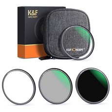 KnF 95mm NANO-X 마그네틱 필터 (UV CPL ND1000) 세트 - 8K AGC Glass - Pouch With Magnetic Filter Set, 95mm 마그네틱 필터 세트