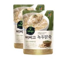 비비고 녹두닭죽 450g, 11개