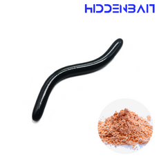 히든베이트 카르메4 생미끼 성분 첨가 소프트베이트, #01 DARK BLACK SOLID