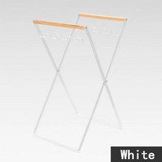 캠핑용 접이식 쓰레기 랙 휴대용 쓰레기통 야외 봉투 홀더 자율, 1.White, 1개