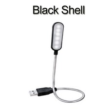 집게독서등 휴대용 USB LED 미니 책 조명 독서등 테이블 램프 유연한 6LED 보조배터리 노트북 PC 컴퓨터용