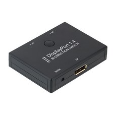 넷메이트 DP 1.4 수동 선택기 2:1 디스플레이포트 선택기 양방향 스위치 UHD 해상도 지원