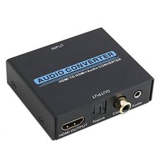 IO Crest 디지털 HDMI 오디오 출력 컨버터 SPDIF + 3.5MM 출력 support HDCP, 상세내용참조