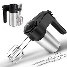 Besuchen Sie den Russell Hobbs-Store [독일]Aigostar 소형 스테인레스 스틸 핸드 믹서 Quir 6 개 속도 레벨 터보 기능-17219, 단일옵션, 단일옵션