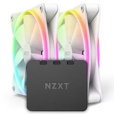 NZXT F140 RGB DUO Matte White (2PACK/컨트롤러포함) 시스템쿨러