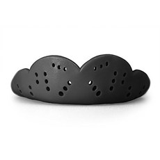 SISU Mouth Guards Max NextGen 2.4mm Custom Fit Sports Mouthguard for Youth/Adults Charcoal Black SI, 1