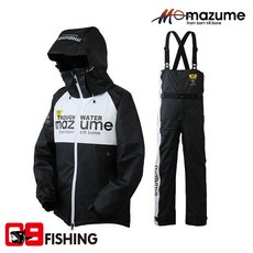 [09피싱]마즈메 러프 워터 레인 슈트 4 MZRS-504 낚시복, MZRS-504 블랙 XL
