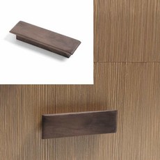 뚱뚱한 넓은 나무 원목 손잡이 서랍 서랍장 수납장 가구 63MM 2구