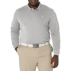 IZOD 남성용 골프 긴소매 토너먼트 polo 셔츠 피코트 S 121951