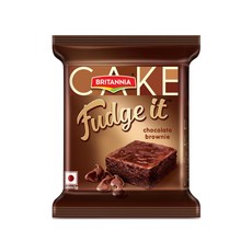 브리타니아 케이크 초콜릿 브라우니 파우치 40g, 1개