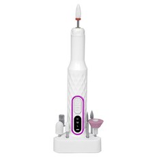 YINUO 무선 간편하다 고속도 젤 네일드릴 충전식 전동 네일 관리기, 1개, 퍼플 1개, 퍼플