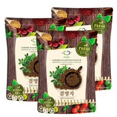 푸른들판 국산 끓여먹는 결명자차 통알곡, 3개, 500g