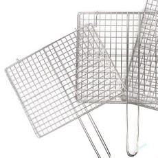 IAMI 생선 구이 석쇠 사각석쇠, 소, 1개
