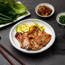 국내산 박수갈비 수제 양념갈비 돼지갈비 우대갈비 왕갈비 구이 참 전통 고기 맛집 캠핑 홈파티 1Kg(500gX2팩), 1개