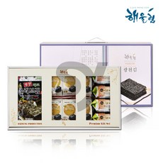 국내산 광천김 선물세트 올리브 전장구이김 도시락김 식탁김 재래 조미김 마른김 바삭 바삭 남해안김 해울림 단체 감사선물 특1호, 김세트25봉x3set