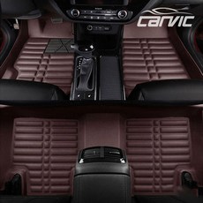 카빅 4D 가죽 입체 카매트-다크브라운, k8 4륜(2021~), 다크브라운