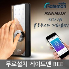 [무료설치] 게이트맨 BEE 해킹불가전자키4개+번호 허수기능 내/외부강제잠금 블루투스열림[옵션], 무료설치(A지역)/화요일