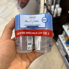 비쉬 데오드란트 미네랄 48H 롤온 50ml X 2 VICHY DEOD SANS SELS D'ALUMINIUM MINERAL 50ML, 2개