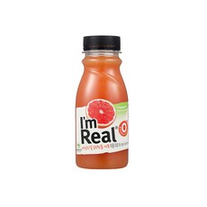풀무원 아임리얼 순수착즙 자몽 주스 190mL X12입 멀티팩 1박스, 12개