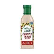 월든 팜즈 칼로리 프리 드레싱 치포틀 랜치, 355ml, 4개