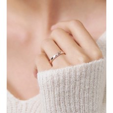 로이드 라이트 컷팅 14K 커플링 여성반지 <수원NC>