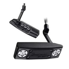 센터퍼터 골프채 일자 여성 남성 공용 블랙 남성용 골프 퍼터 로고 커버 포, 4.35 inches