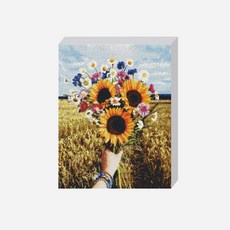 보석십자수꽃다발