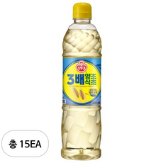오뚜기 3배 양조식초, 15개, 900ml