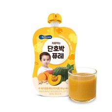 베베쿡 처음먹는 퓨레 80g, 단호박 80g, 1개 - 베베쿡단호박퓨레