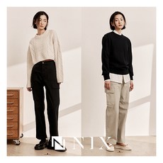 닉스카고바지 [닉스] 23FW 카고 릴렉스 스트레이트 여성 팬츠 2종