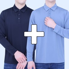 꽃중년 여름카라티셔츠 냉감 원플러스원 빅사이즈