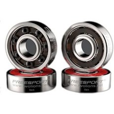[아마존베스트]TwoLions High Speed 608RS Stainless Steel Hybrid Black Ceramic Bearings for Inline Sk, One Color_One Size, One Size, One Color