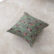 꽃무늬소파쿠션